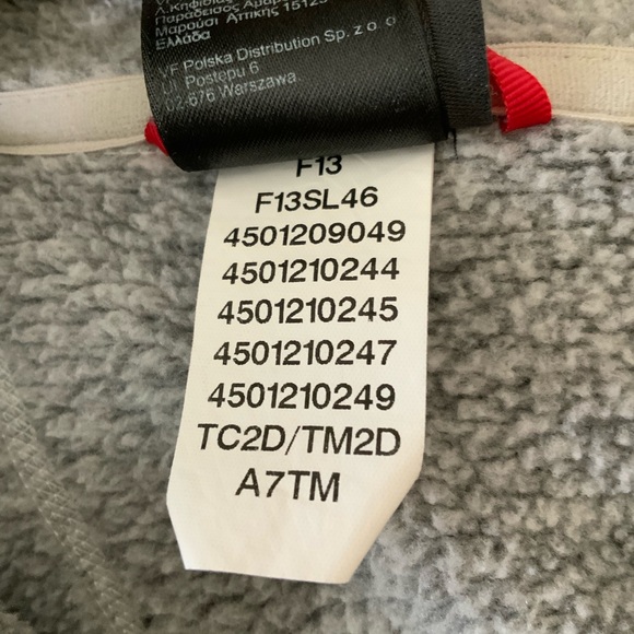 North Face Gordon Lyons Mens 1/2 Zip Fleece Pullover Sweater A7TM Size M - Picture 9 of 11